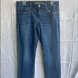 American Eagle stretch skinny jeans Sz 10 short